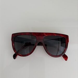Celine Aviator Red Tortoise Sunglasses